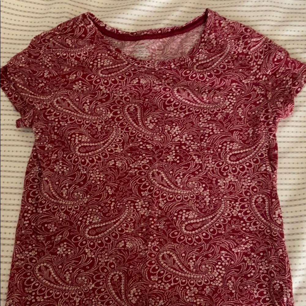 Red and white T-Shirt